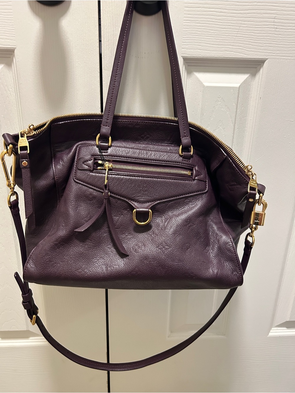 Louis Vuitton Empreinte Lumineuse Deep Purple Tote Bag PM